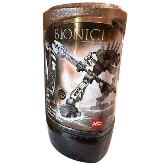 VTG LEGO BIONICLE Rahkshi Vorahk Black Gray 8591 Canister Complete DAMAGED Book - Picture 8 of 12